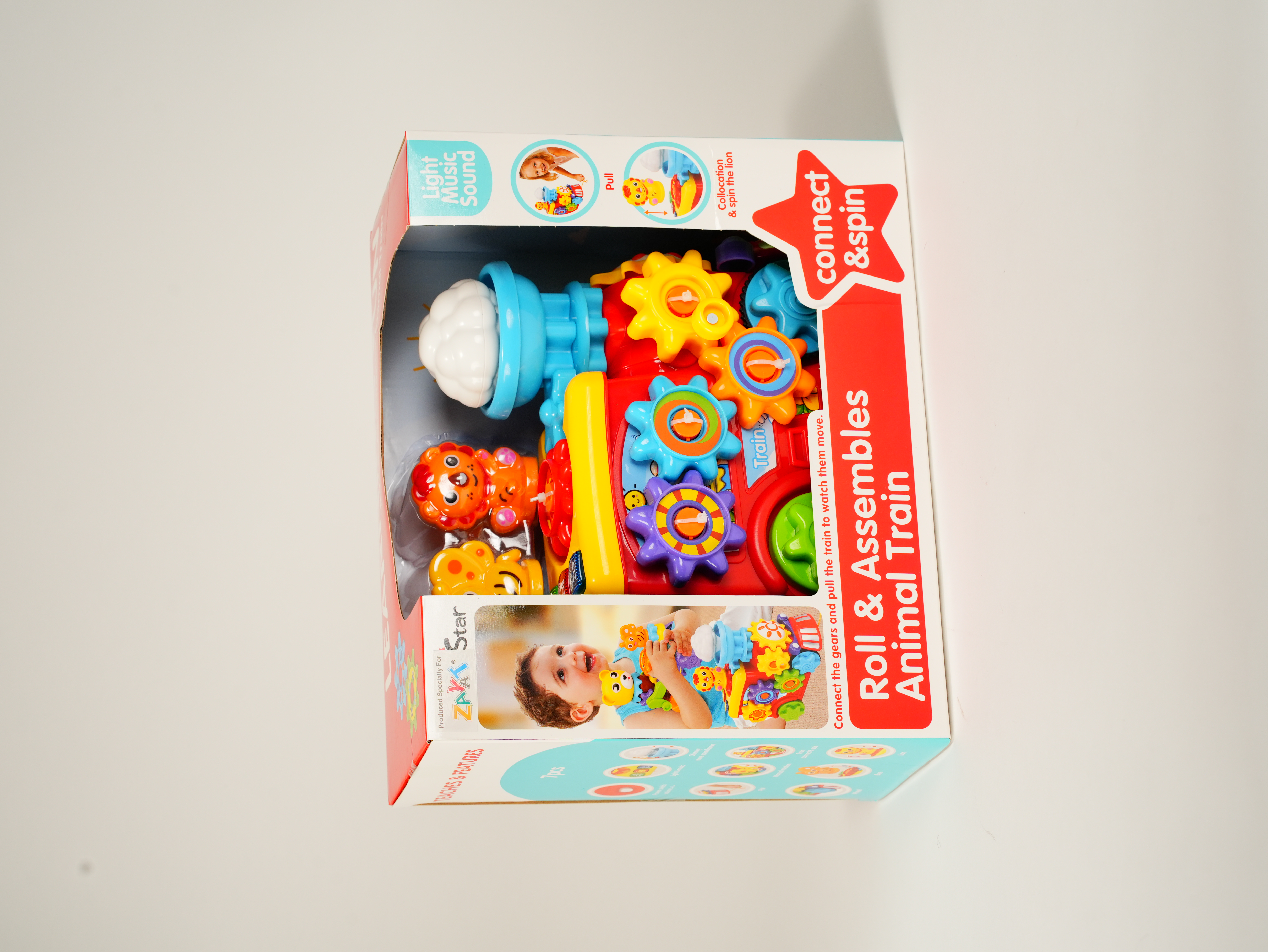 Roll & Assembles Animal Train