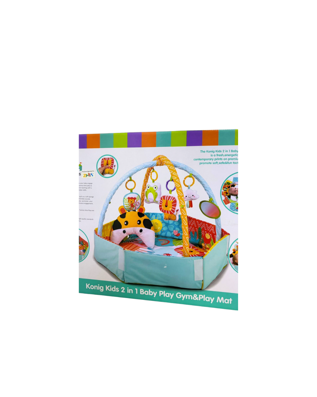 2 in 1 Baby Play Gym & Play Mat