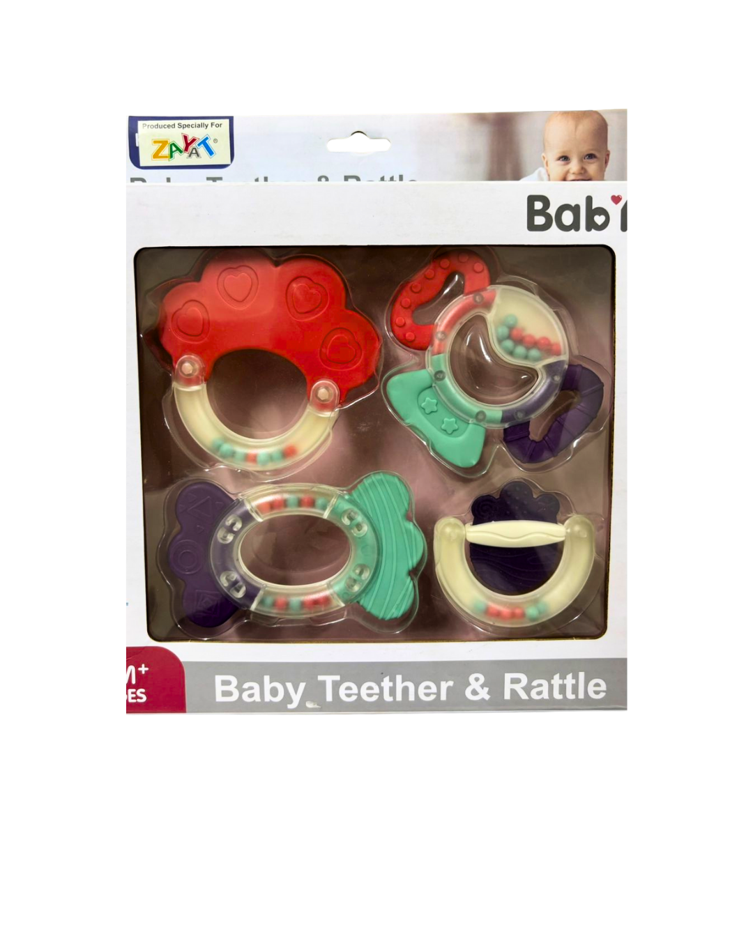 Baby Teether & Rattle Set
